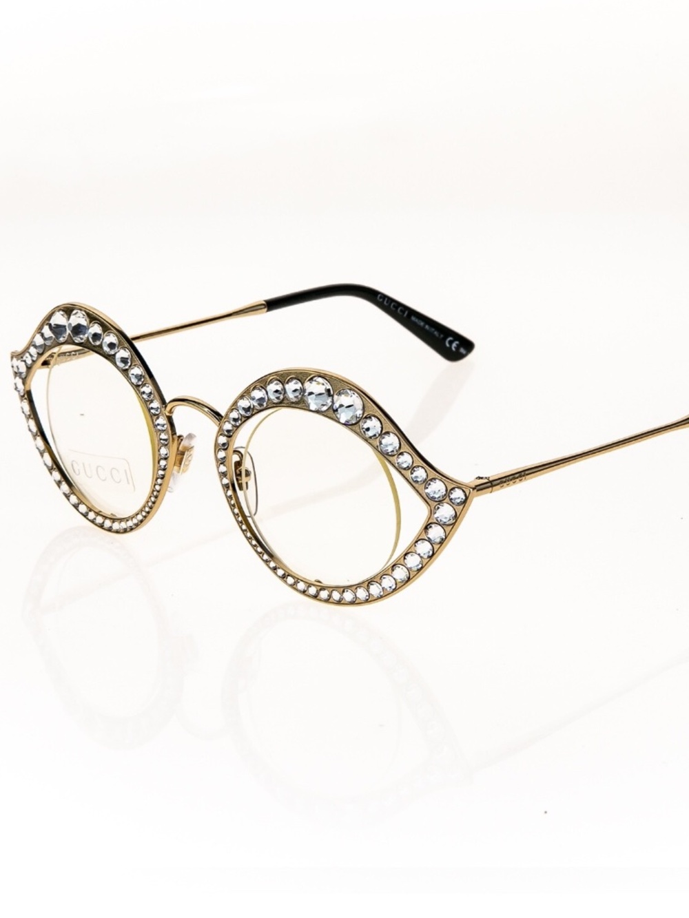 Authentic Gucci Crystal Round Glasses